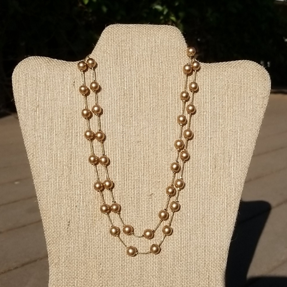 Monet Faux Pearl Necklace
